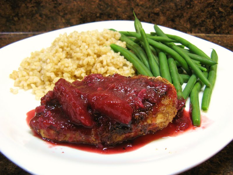 The WellFed Newlyweds FiveSpice Chicken with Fresh Plum Sauce