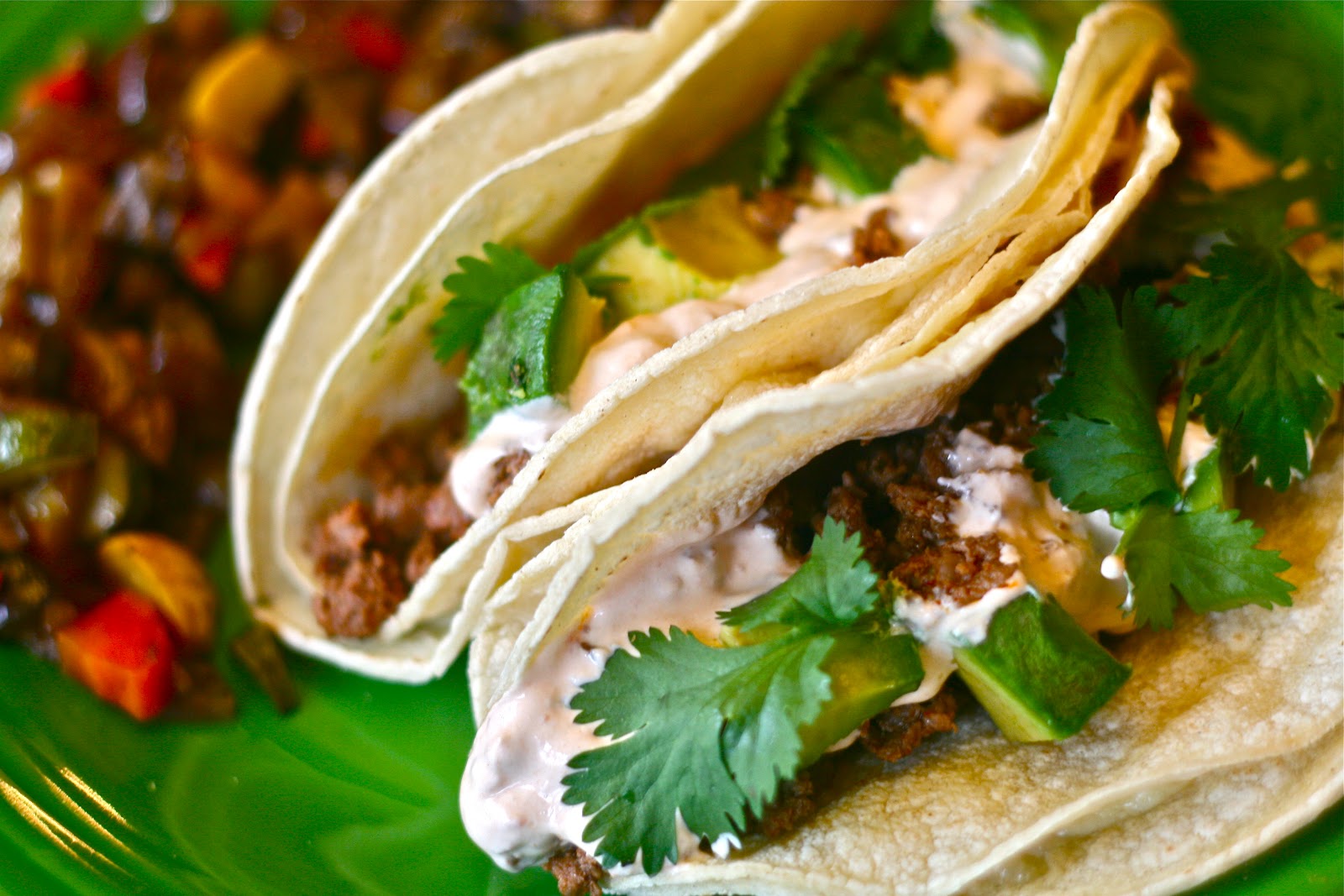 D is for Deer Tacos with Quesadilla Shells & Chipotle Sour Cream