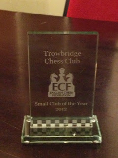 ECF Small Club of the Year 2012 Commemorative Trophy