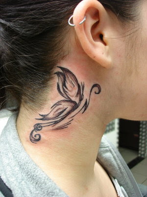 butterfly+neck+female+tattoo+1