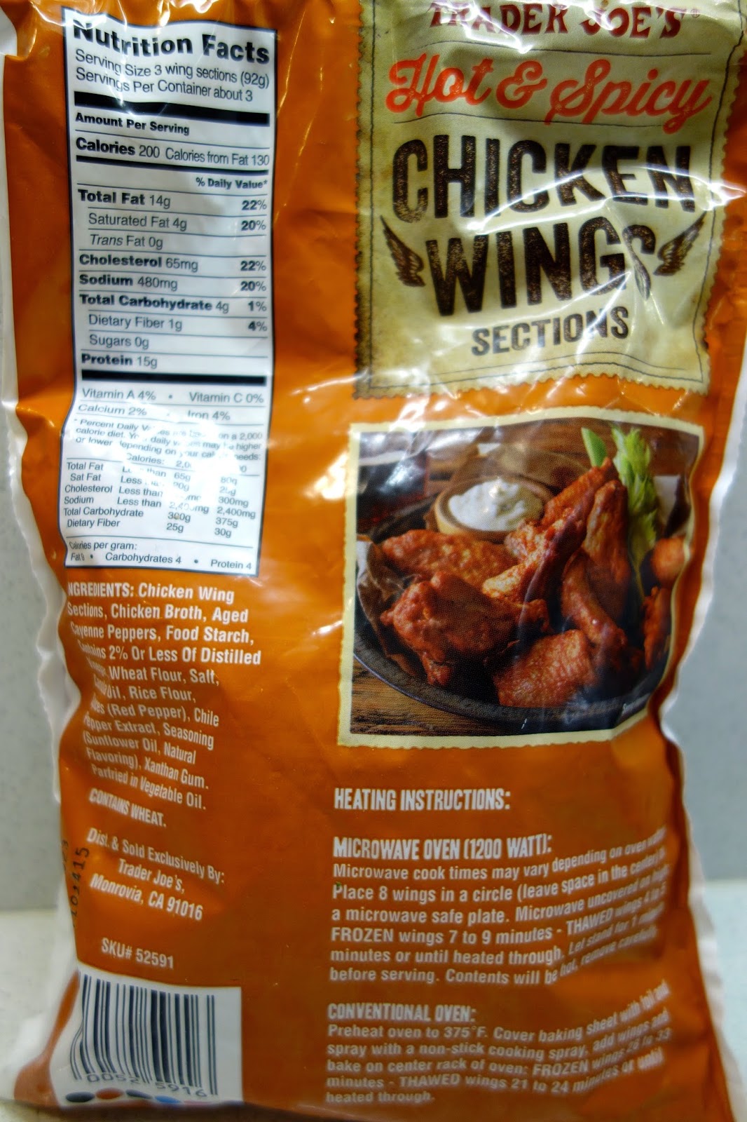 Trader Joe's Hot & Spicy Chicken Wings