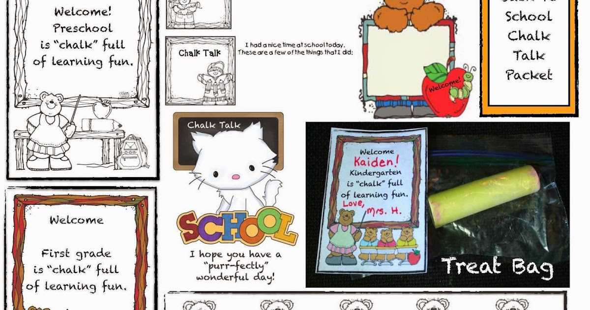 Classroom Freebies Chalk Talk