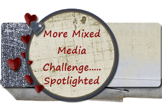 More Mixed Media Challenge: Purple