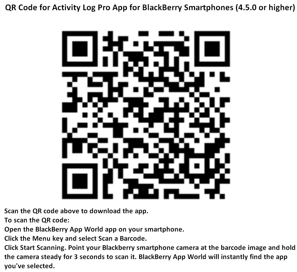 Blackberry Log