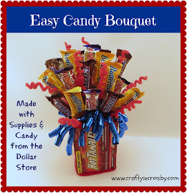 Dollar Tree, Birthday gift, Easy Gift Idea, Candy Bouquet, Gift for Him