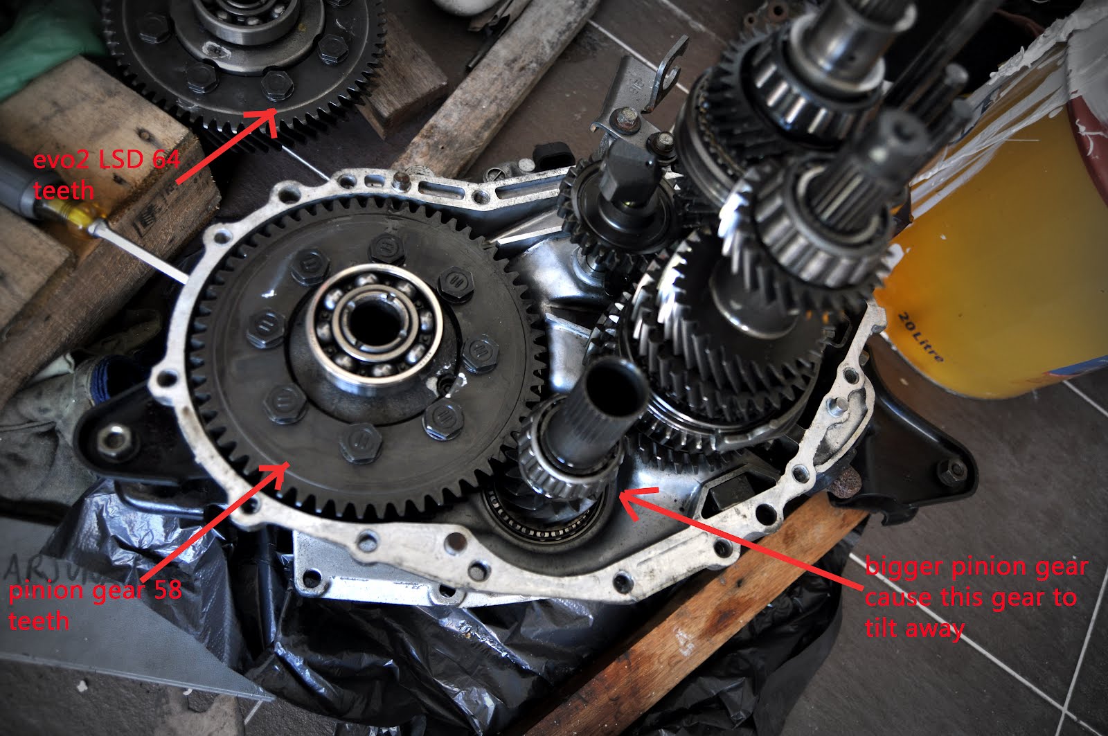 4G93T GSR open diff VS EVO LSD