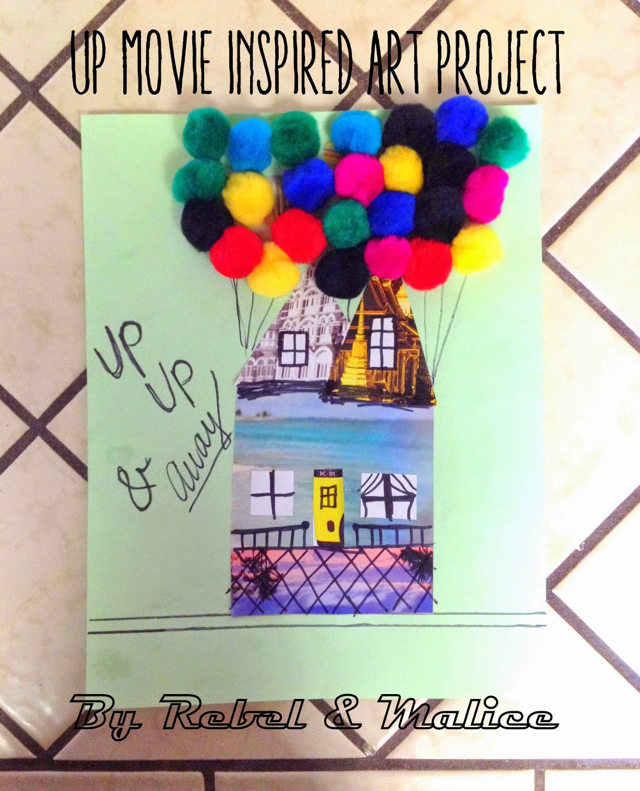 Rebel & Malice Up Movie Inspired Art Project