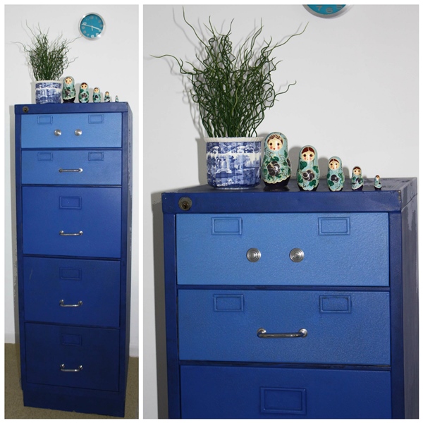 Antes y Después: El viejo archivador de oficina de Annie : x4duros.com