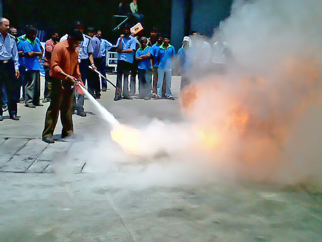 Bhadra Staff being trained for Fire Safety and Prevention Bhadra Staff being trained for Fire Safety and Prevention