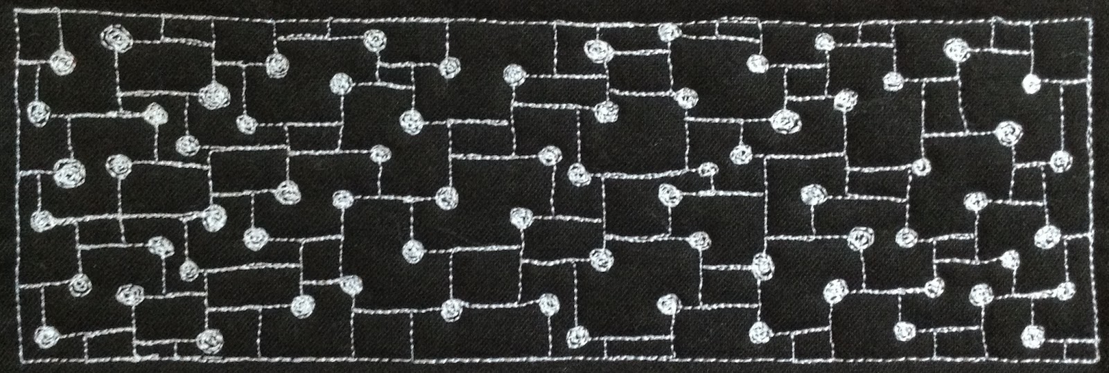 The Free Motion Quilting Project 69. Free Motion Quilting Stitch Dot