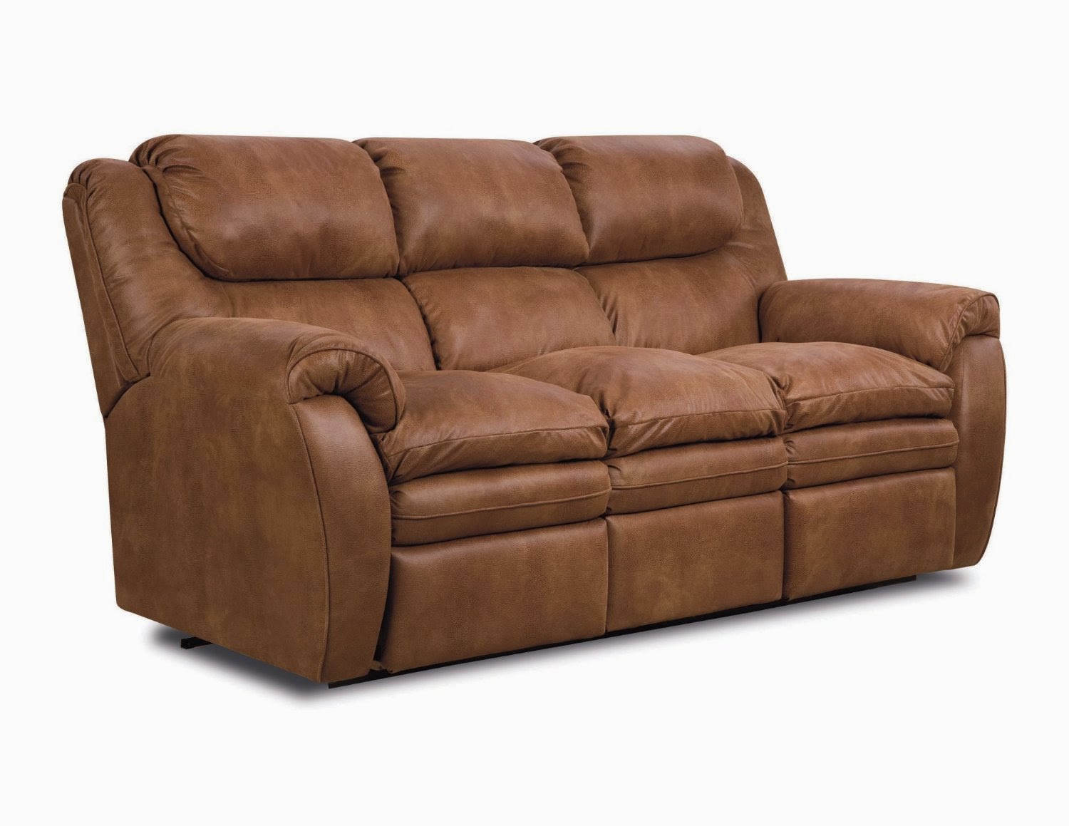 reviews on mcombo leather reclining sofa