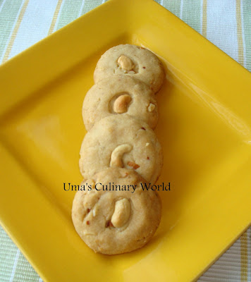 cashew butter cookies