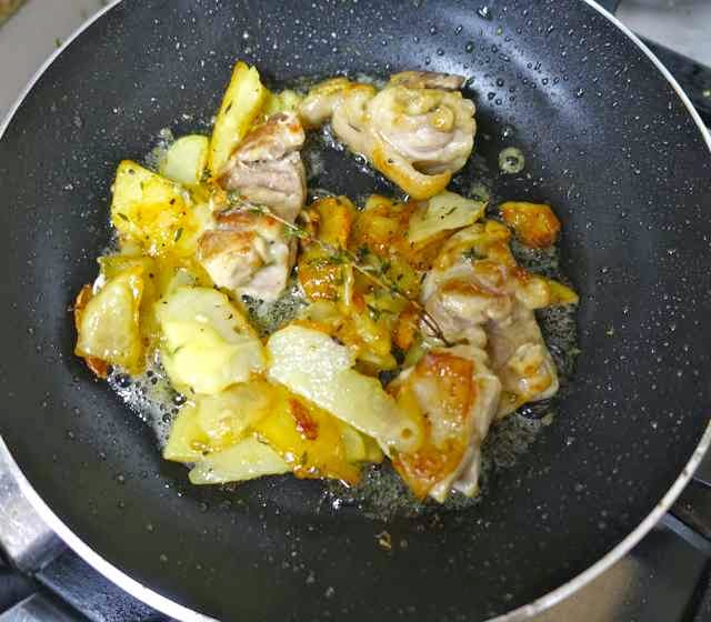 CookingKo Chicken thigh fillet with cheesy potato