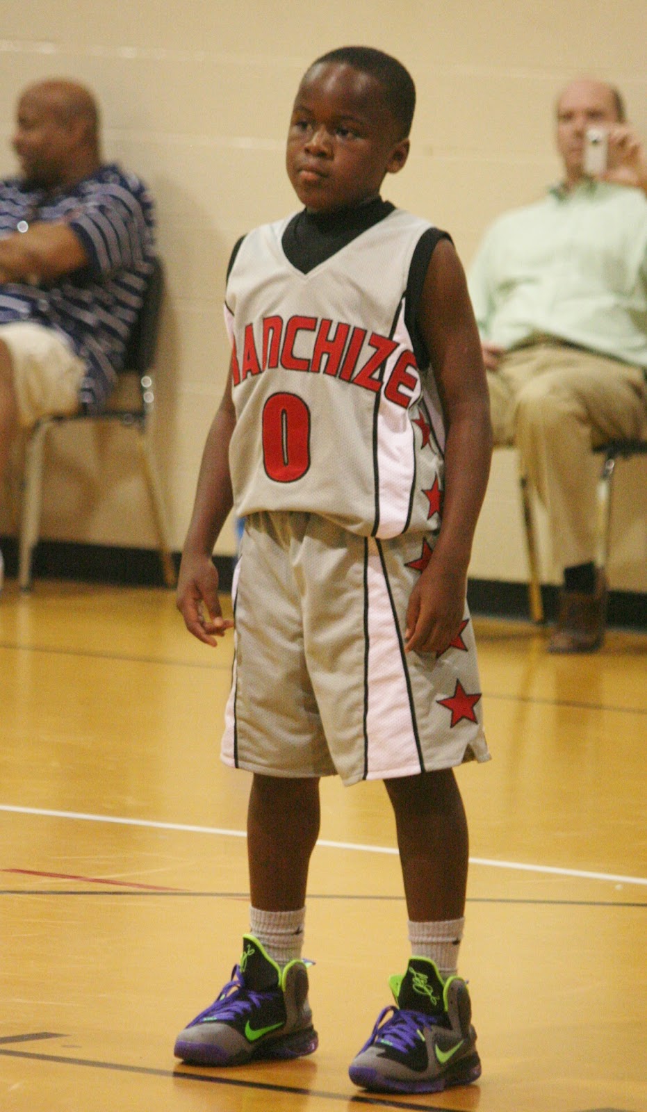 Houston Basketball Little Boy In A Big Mans Game
