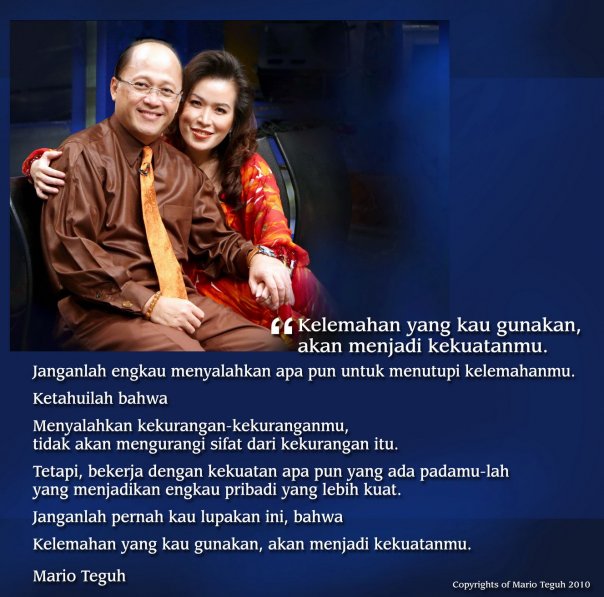 Kata Bijak Mario Teguh Tentang Cinta Terbaru 2013 Kata Bijak Mario Teguh Tentang Cinta Terbaru 2013