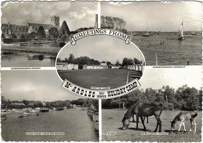 McArdles Holiday Camp Postcard 1950s Christchurch