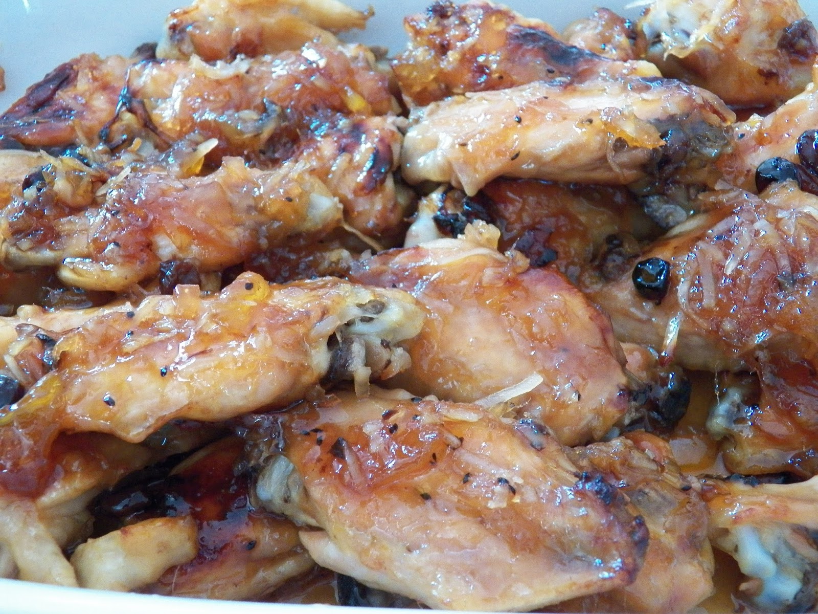 Sticky Wings 5 with Crosse and Blackwell Chutneys Sid's Sea Palm Cooking