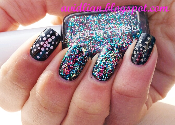 9. Glitter Gradient Nails for NYE - wide 7
