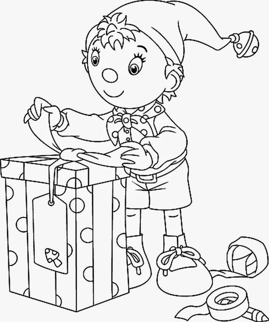 coloring pages north pole christmas trees