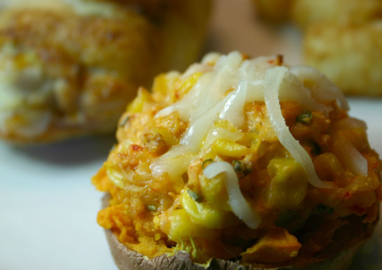 The FeauxCajun Kitchen Crawfish Boil Stuffed Sweet Potatoes