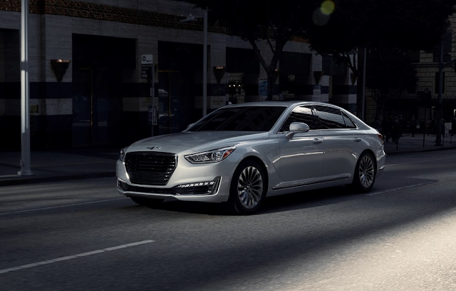G90 2017 Genesis G90 silver