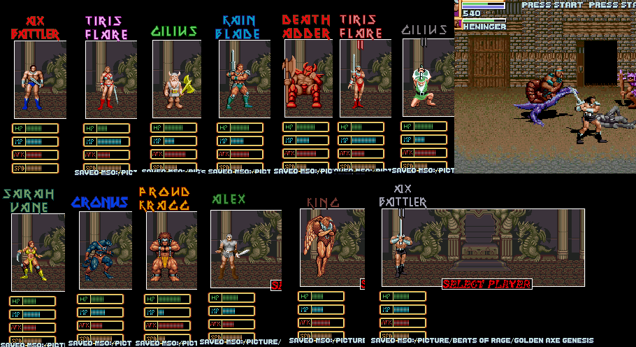 GOLDEN AXE GENESIS golden axe genesis: