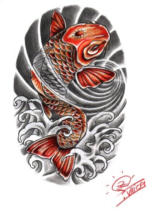 koi fish tattoos pictures