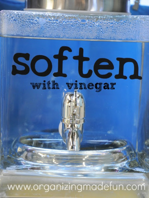 Vinegar for softening