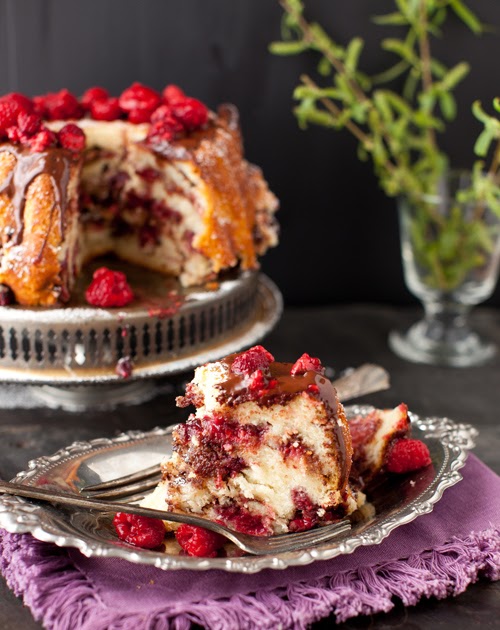 Raspberry Chocolate Coffee Cake Sweet Weekend at Cooking Melangery