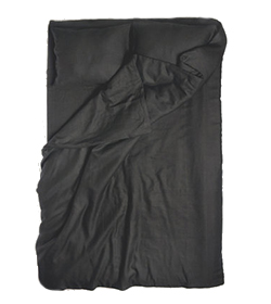 Black linen king duvet cover and pillowcases (Lovely Home Idea, $275)