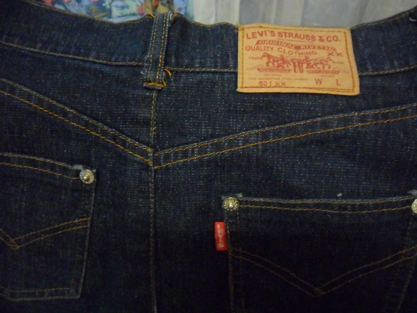 skirt labuh jeans levis