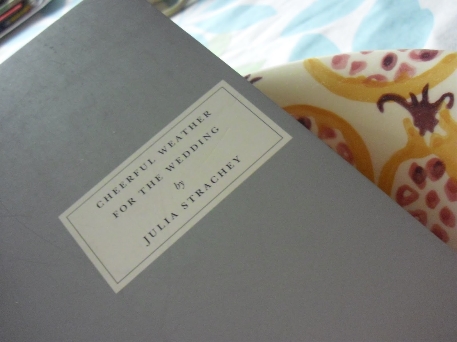 cheerful weather for the wedding book