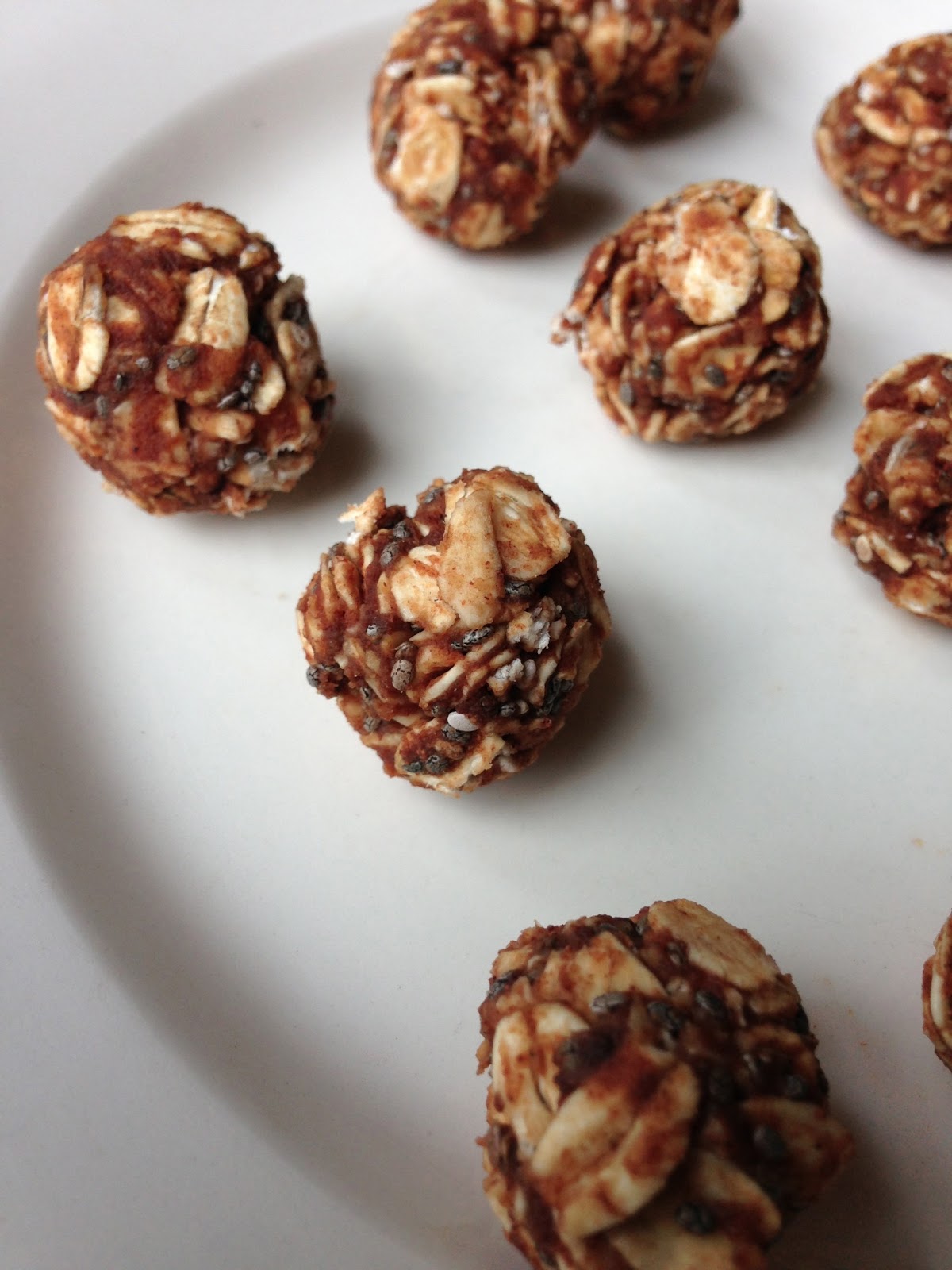 The Hungry Lightweight PB2 Chia Oat Balls (No Bake)