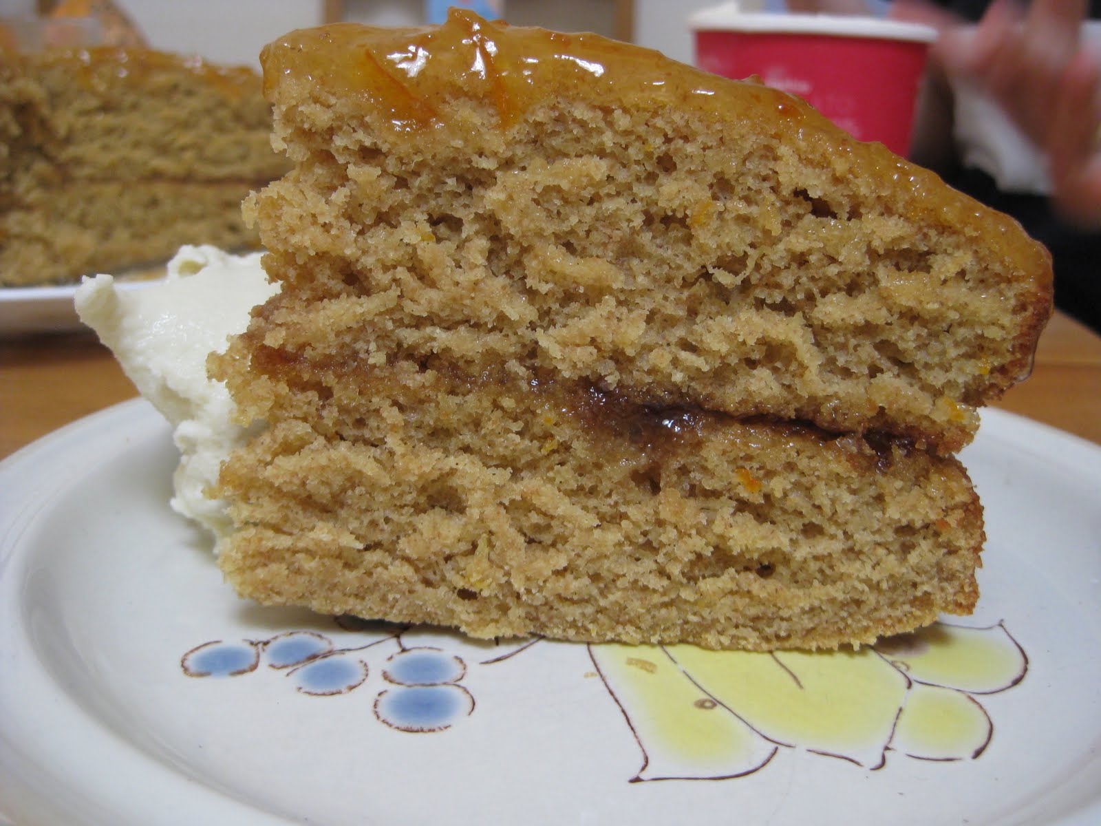GO GO ZO sticky orange cake with marmalade glaze (for breakfast)