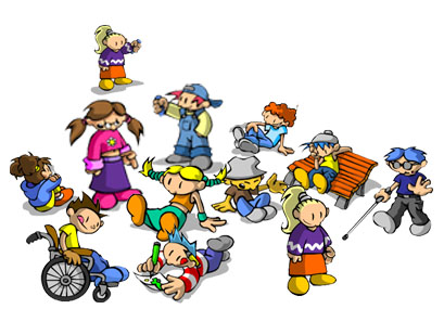 NIÑOS N.E.E COLEGIO SANTA ANA