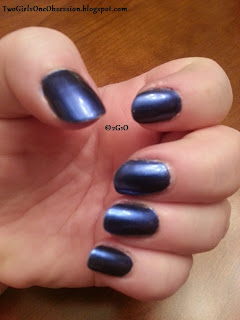 Sally Hansen Lustre Shine Azure swatch TwoGirlsOneObsession.blogspot.com