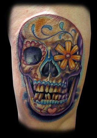 Sugar skull tattoos