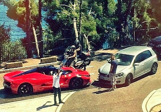Ferrari LaFerrari in Monaco gecrasht