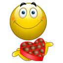 Smiley with chocolates