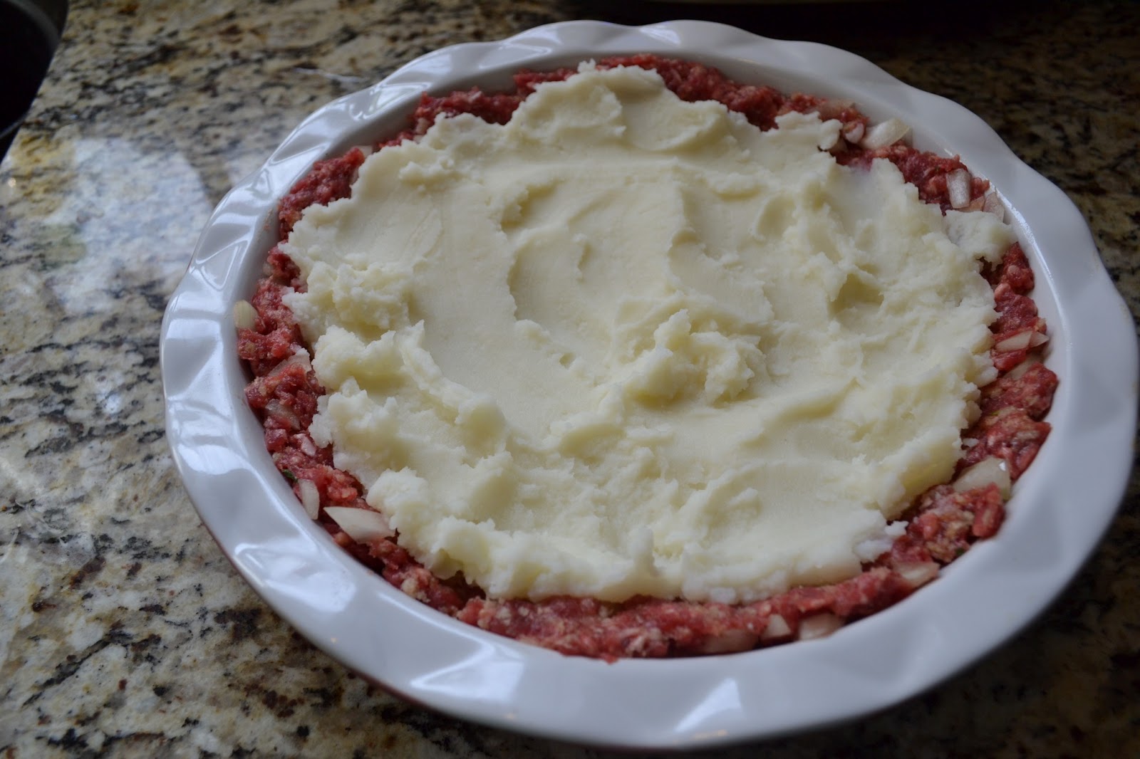 Cook at your own Whisk! Ground Beef and Twice Baked Potato Pie