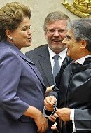 Carlos Ayres Britto & Dilma Rousseff.