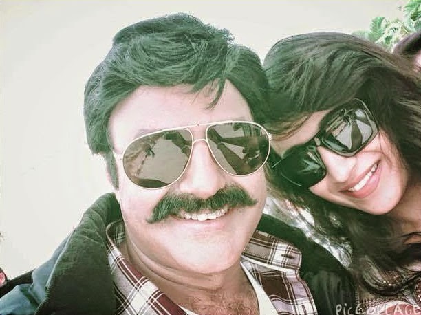 Bala Krishna ,Trisha Self Photos At Lion Movie Shooting Bala Krishna ,Trisha Self Photos At Lion Movie Shooting