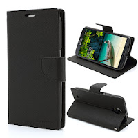 Mercury Goospery Fancy Diary Wallet Leather Case for Samsung Galaxy Mega 6.3 I9200 I9208 - Black Mercury Goospery Fancy Diary Wallet Leather Case for Samsung Galaxy Mega 6.3 I9200 I9208 - Black