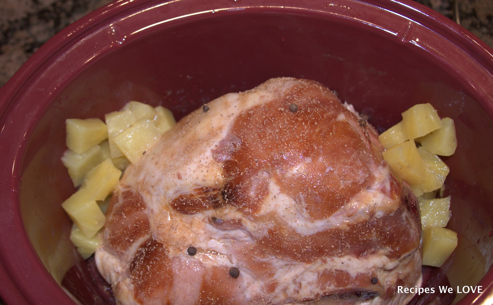 Recipes We Love Slow Cooker Pineapple Ham