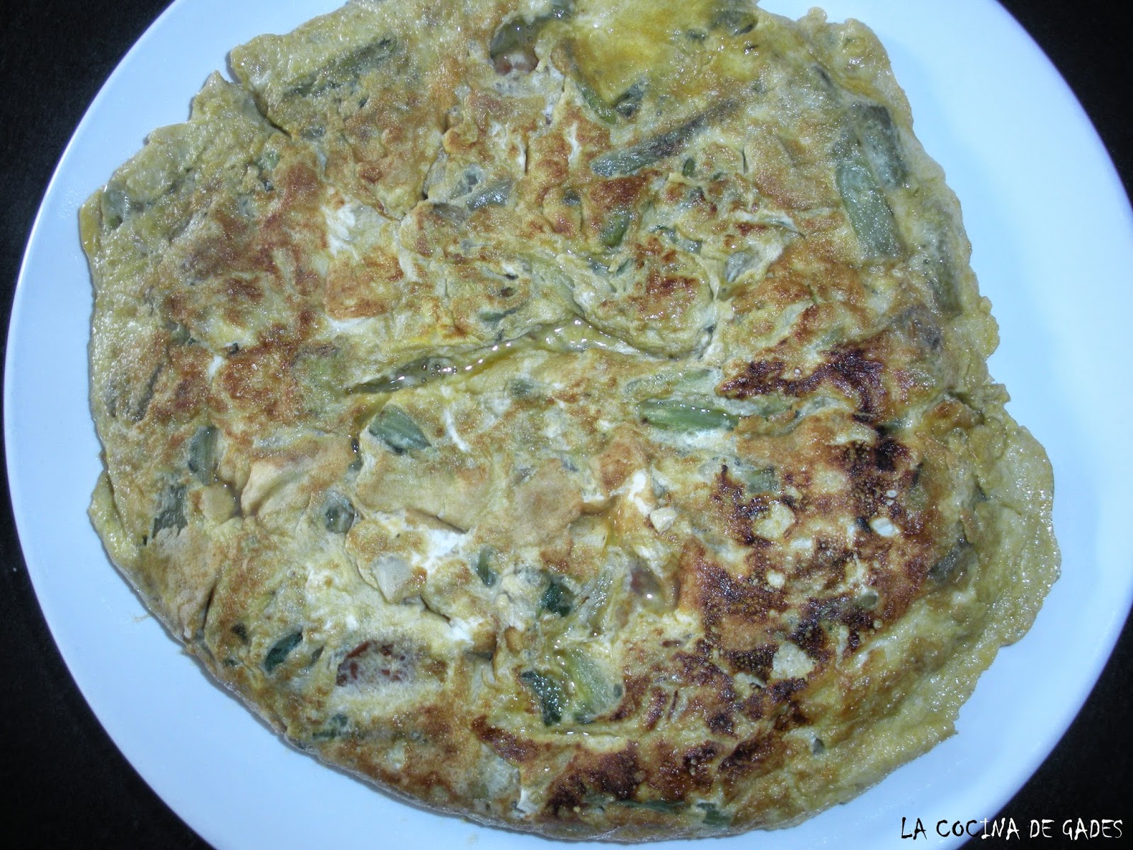 LA COCINA DE GADES TORTILLA DE TAGARNINAS