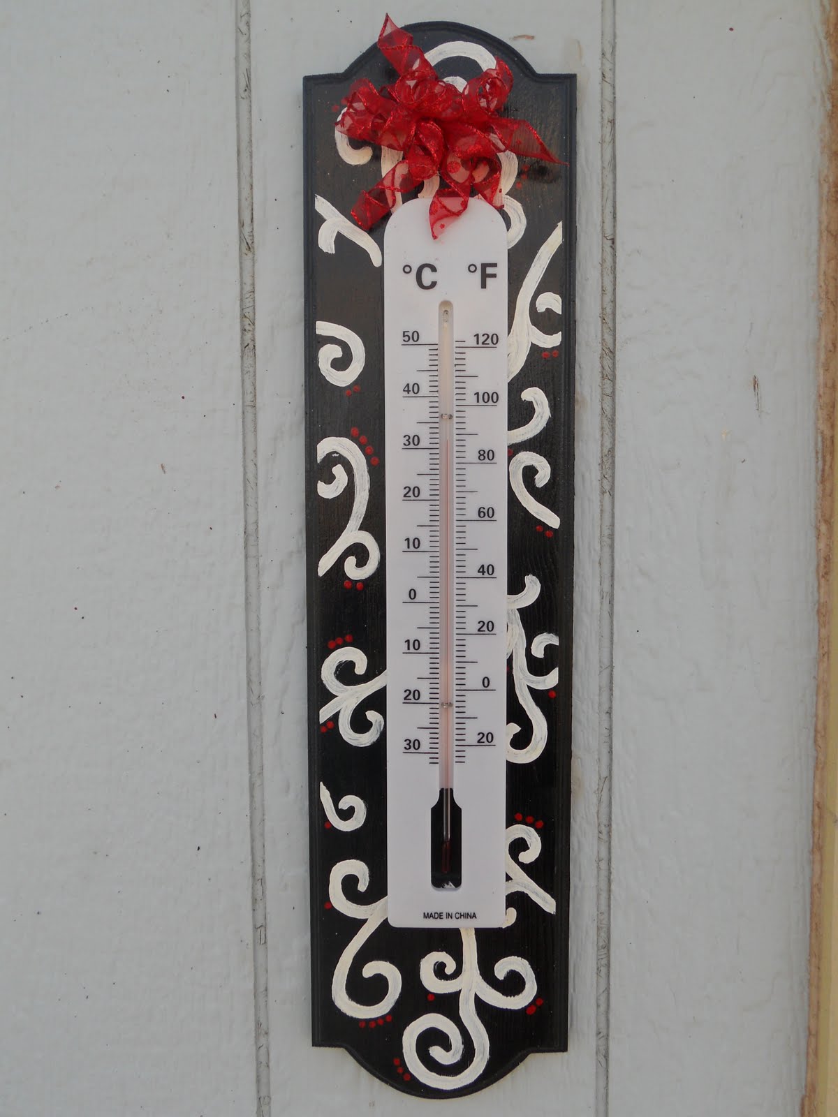 Daydreams and Pretty things Outdoor Thermometer!
