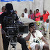 Kune afolayan  shooting new movie"phone swap"- see photos