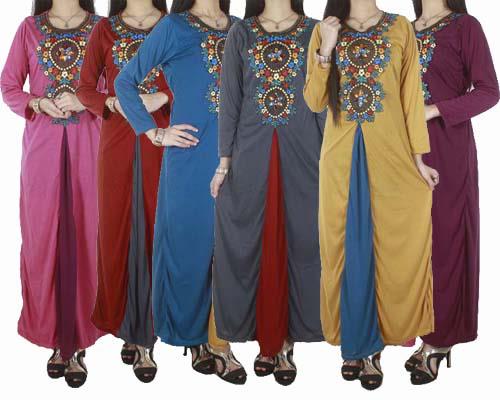 Semoga info Model Trendi Baju Gamis Busana Muslim Terbaru 2014 ini
