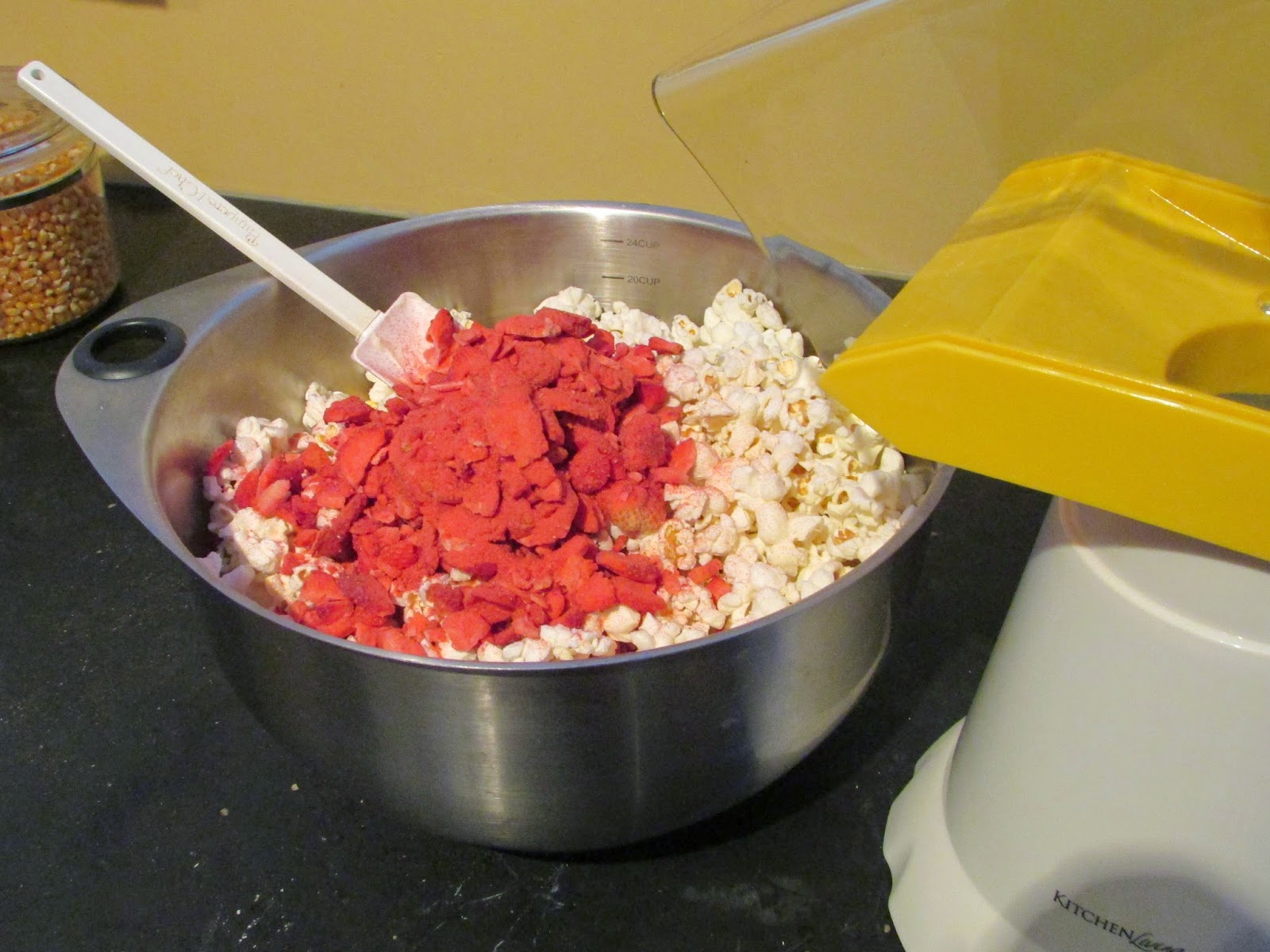 Cooking With Carlee Strawberries and Cream Popcorn