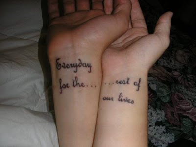 Tattoo Ideas Quotes on Quotes Tattoos For Couples